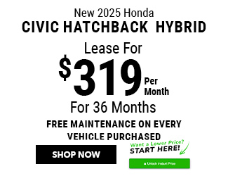 2025 Honda Civic Hatchback offer