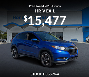 Pre-Owned 2018 Honda HR-V EX-L