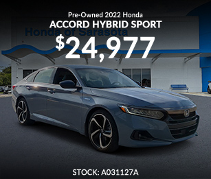 Pre-Owned 2022 Honda Accord Hybrid Sport