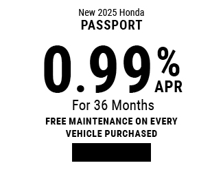 Honda Passport offer