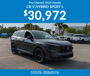 Pre-Owned 2024 honda cr-v hybrid sport