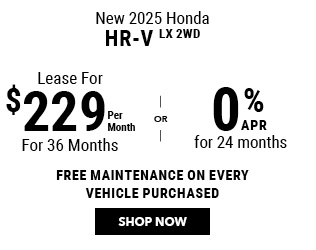 2025 Honda HR-V Offer