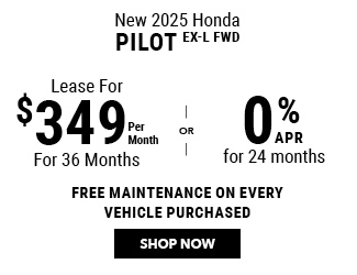 2025 Honda Pilot offer