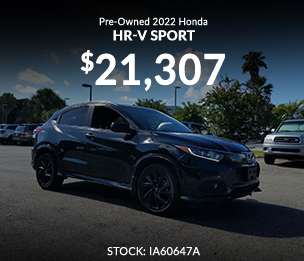 Used 2022 honda hr-v sport