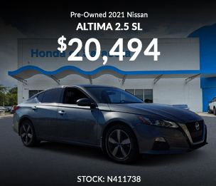 Pre-Owned 2021 Nissan Altima 2.5 SL