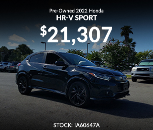 Pre-Owned 2022 Honda HR-V Sport