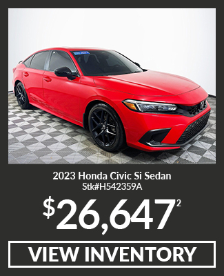 Certified Pre-Owned 	2023	Honda	Civic	Si Sedan