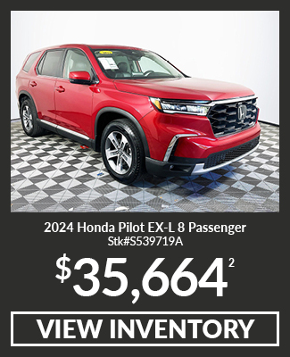 Pre-Owned 	2024	Honda	Pilot	EX-L 8 Passenger