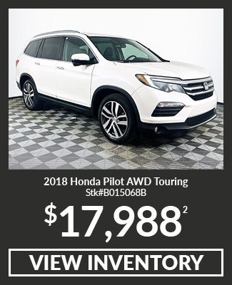 Pre-Owned 	2018	Honda	Pilot	AWD Touring