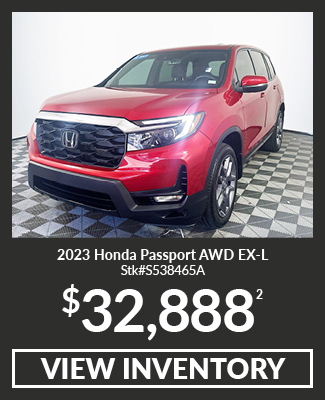 Certified Pre-Owned 	2023	Honda	Passport	AWD EX-L