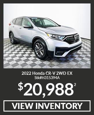 Certified Pre-Owned 	2022	Honda	CR-V	2WD EX