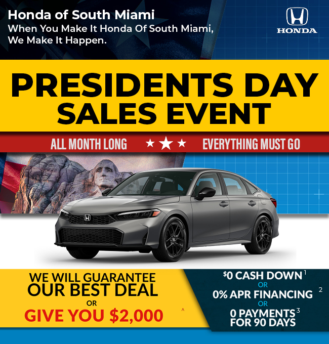 Presidents Day sales event