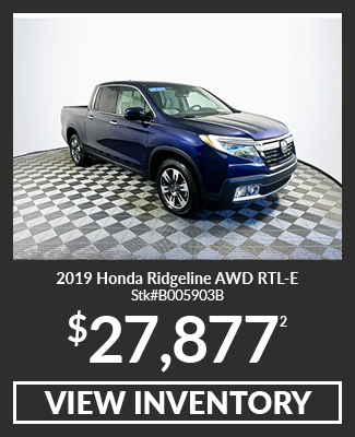 Certified Pre-Owned 2019 Honda Ridgeline AWD RTL-E