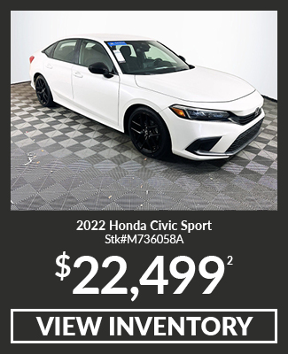Certified Pre-Owned 2022 Honda Civic Sport
