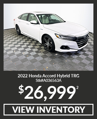 Certified Pre-Owned 2022 Honda Accord Hybrid TRG