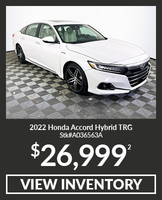 Certified Pre-Owned 2022 Honda Accord Hybrid TRG