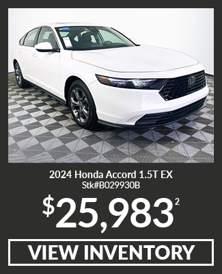 Certified Pre-Owned 2024 Honda Accord 1.5T EX