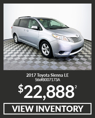 2017	Toyota	Sienna	LE Offer