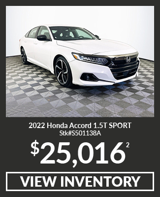 Pre-Owned Honda Accord offer