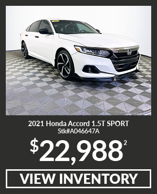 Pre-Owned Honda Accord offer