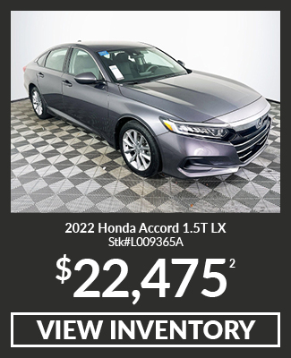 Pre-Owned Honda Accord offer