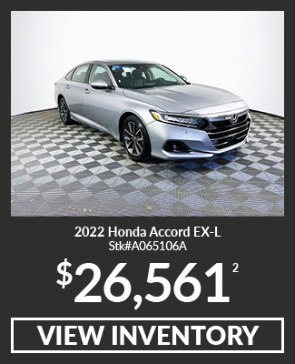 Certified Pre-Owned 2022 Honda Accord EX-L