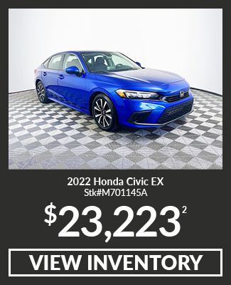 Certified Pre-Owned 2022 Honda Civic EX