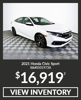 Certified Pre-Owned 2021 Honda Civic Sport