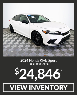 Certified Pre-Owned 2024 Honda Civic Sport