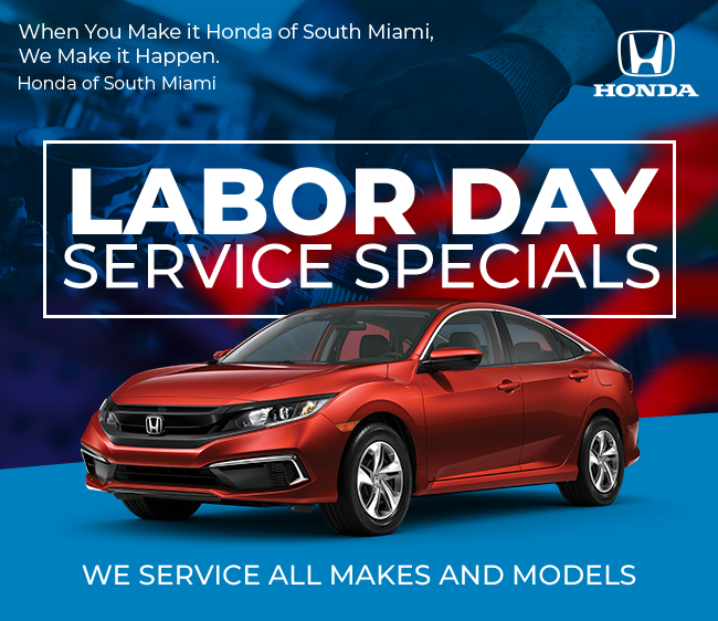 Your vehicle deserves Top Care - We Service all makes and models - At Honda of South Miami