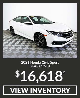 Certified Pre-Owned 2021 Honda Civic Sport