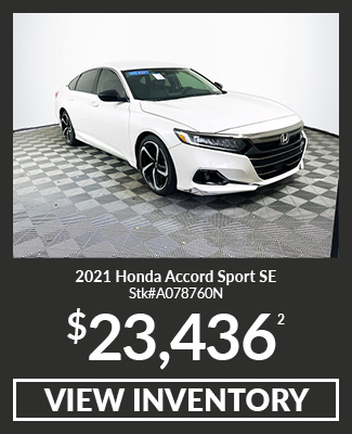 Certified Pre-Owned 2021 Honda Accord Sport SE