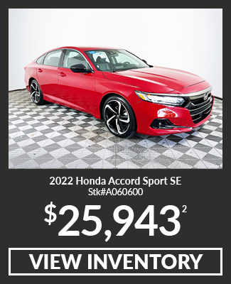 Certified Pre-Owned 2022 Honda Accord Sport SE