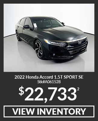 Pre-Owned Honda Accord offer