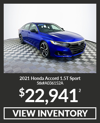 Certified Pre-Owned 2021 Honda Accord 1.5T Sport