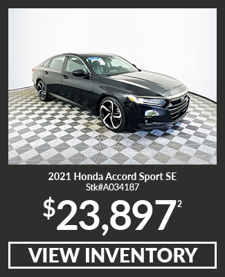 Pre-Owned 2021 Honda Accord Sport SE