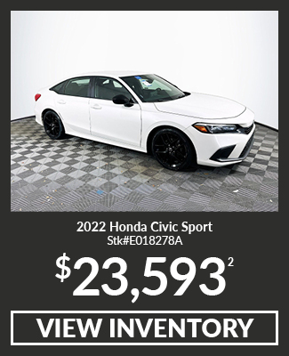 Certified Pre-Owned 2022 Honda Civic Sport