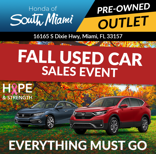 Fall used car sales event, everything must go