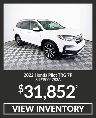 Certified Pre-Owned 	2022	Honda	Pilot	TRG 7P