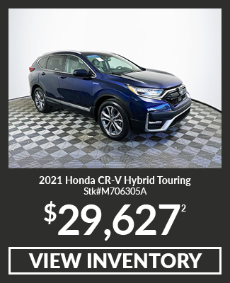 Certified Pre-Owned 	2021	Honda	CR-V Hybrid	Touring