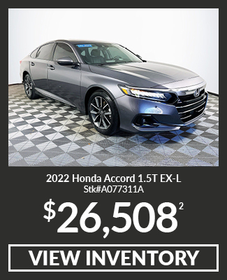 Certified Pre-Owned 2022 Honda	Accord