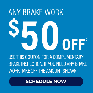 Any Brake work $50 off