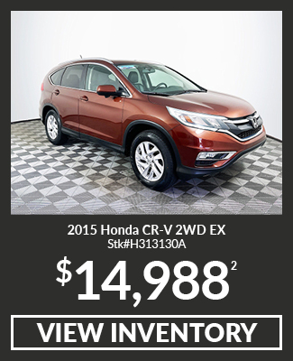 Pre-Owned 	2015	Honda	CR-V	2WD EX