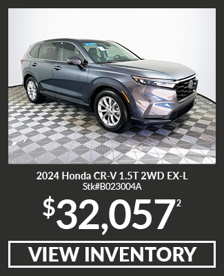 Certified Pre-Owned 	2024	Honda	CR-V	1.5T 2WD EX-L