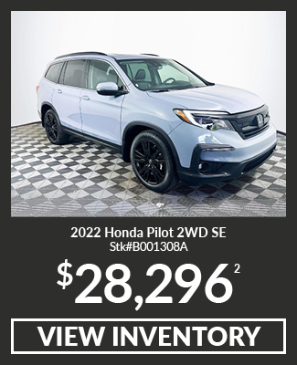 Certified Pre-Owned 	2022	Honda	Pilot	2WD SE