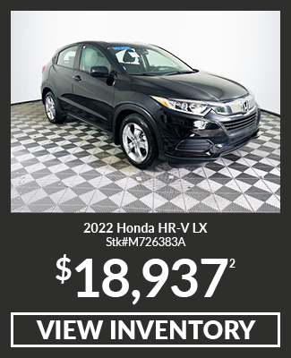 Certified Pre-Owned 	2022	Honda	HR-V	LX