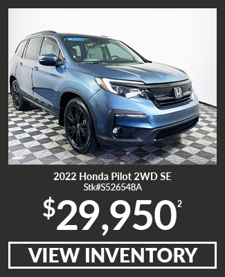 Certified Pre-Owned 	2022	Honda	Pilot	2WD SE