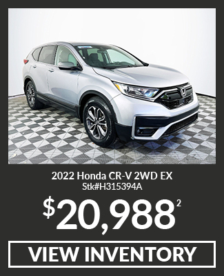 Pre-Owned 	2022	Honda	CR-V	2WD EX