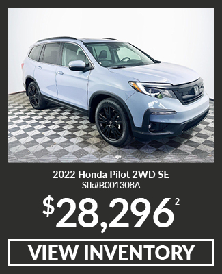 Certified Pre-Owned 	2022	Honda	Pilot	2WD SE