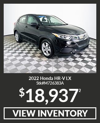 Certified Pre-Owned 	2022	Honda	HR-V	LX